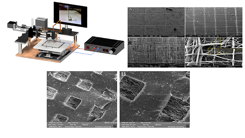 Application of Mechano-Electrospinning in the Fabrication of a Bi-Layer Nanometric Magnetic Filter