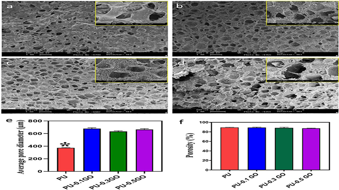 Fabrication of 3D Porous Polyurethane-Graphene Oxide Scaffolds by a Sequential Two-Step Processing for Non-Load Bearing Bone Defects