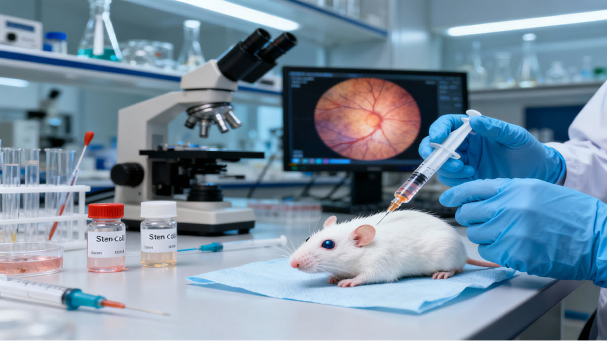 Therapeutic Effects of Human Adipose Mesenchymal Stem Cells and Their Paracrine Agents on Sodium Iodate Induced Retinal Degeneration in Rats